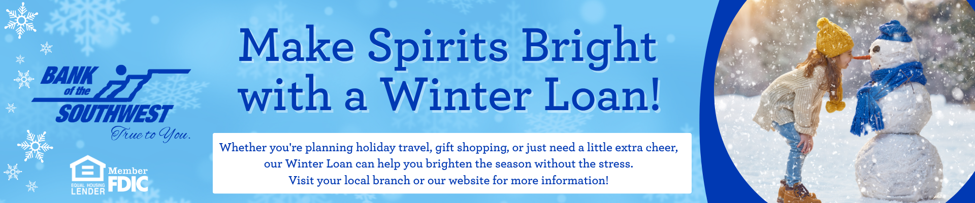 Make Spirits Bright with a Winter Loan